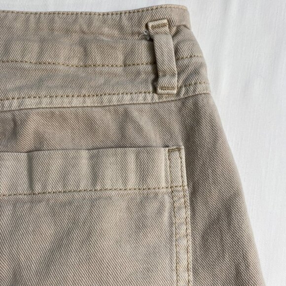 Gap Womens 12 Loose Khaki Pants Cotton Casual Wide Leg “Moonstone” Y2K Comfy - Picture 15 of 16